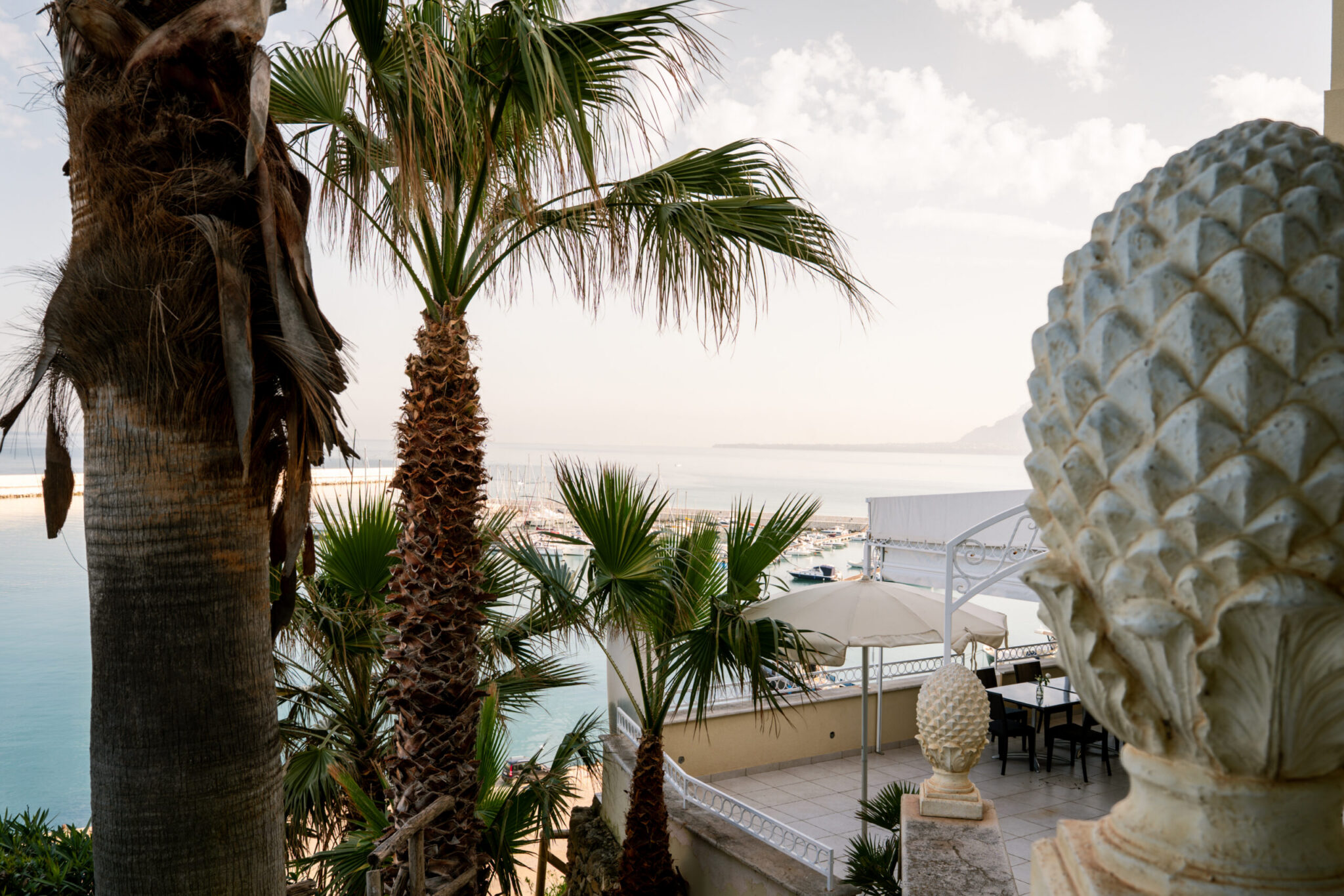 Terrazza e mare a Marina Holiday